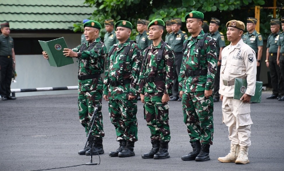 Pencapaian  Kinerja Tetap  Harus  Dievaluasi, Korem 044/Gapo Gelar Upacara Bulanan 17 November 2025