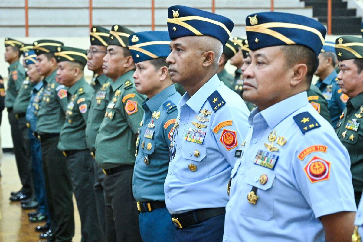 Wakil Panglima TNI Pimpin Upacara Kenaikan Pangkat 139 Pati, ini Rinciannya
