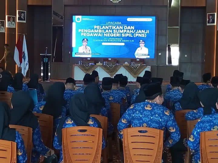 122 CPNS Di Lingkungan Pemkab Ogan Ilir Dilantik