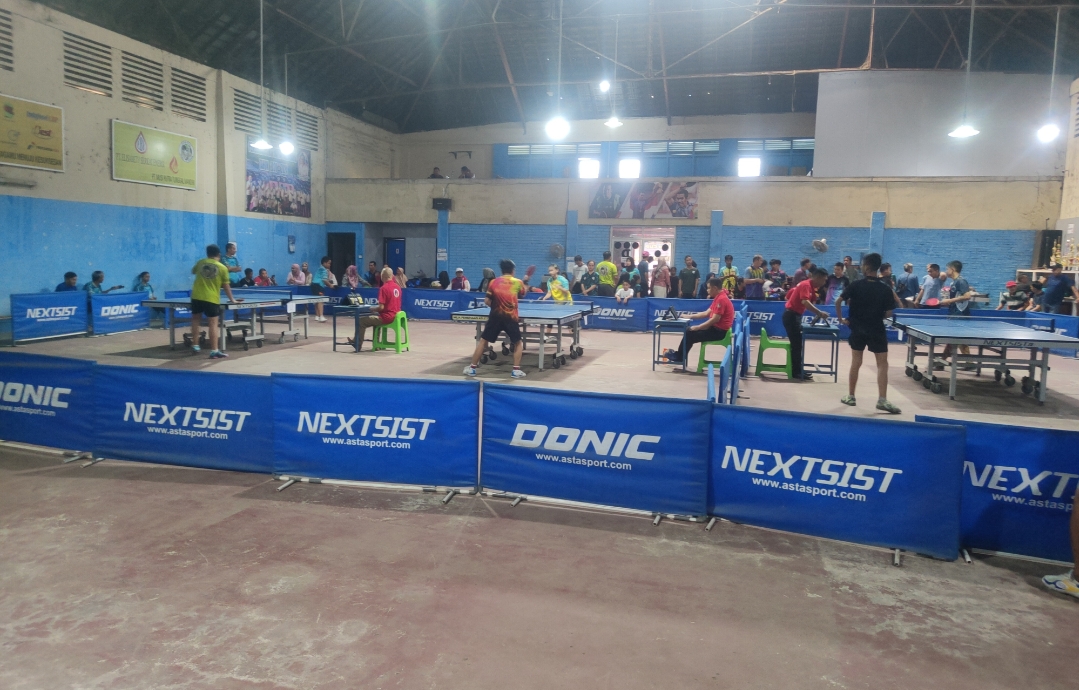 Ratusan Peserta Ikuti Turnamen Tenis Meja oganilir.co Cup 2024