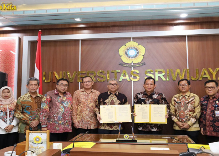 Tandatangani MoU dengan Rektor Unsri, Bupati Muaro Jambi Bahas Kekurangan Dokter Spesialis