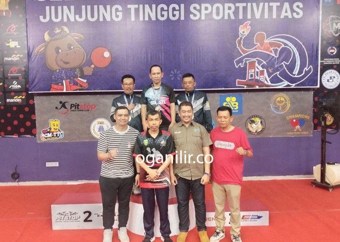 RM Fauzi, Juara Tunggal Eksekutif Tenis Meja Porprov Korpri 2025