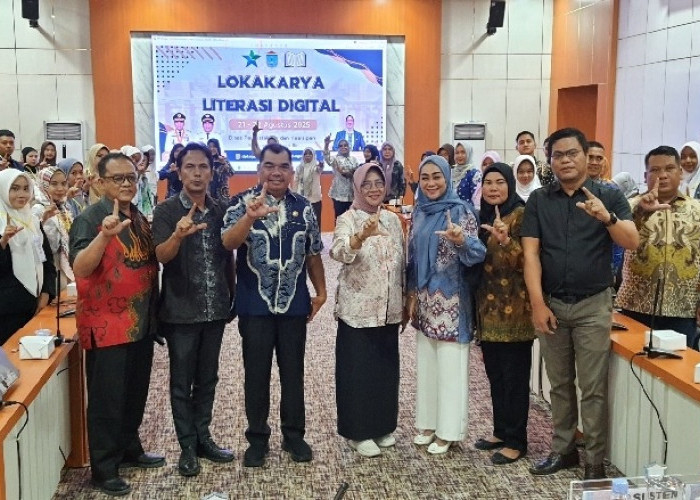 Perpustakaan  Ogan Ilir Gelar Lokakarya  Literasi  Digital, Ini Pesan Bupati Pada Acara Pembukaannya !