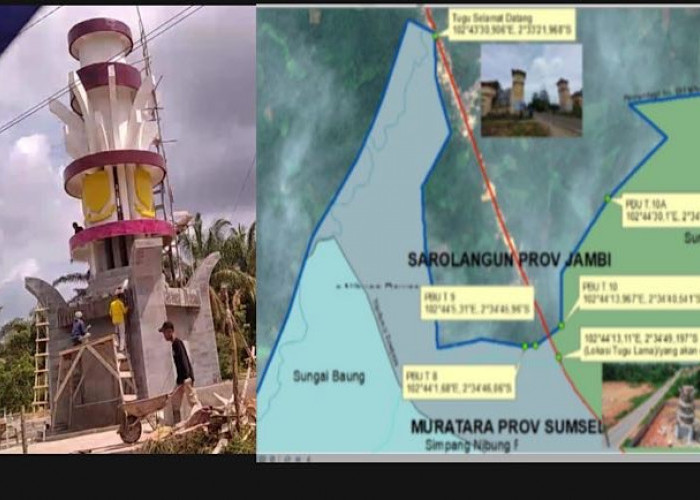 Tugu Batas Sumsel-Jambi Bergeser 30 Meter Diharapkan Tidak Jadi Polemik Biarkan Dibahas Lagi di Kemendagri 