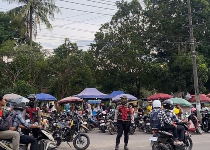 Polres Ogan Illr Lalukan Patroli Perintis Presisi Strong Point di Seputaran Unsri