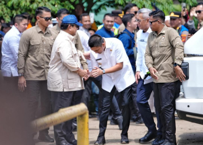 Gubernur HD dan Bupati Panca Sambut Kunker Presiden  Prabowo di Ogan Ilir