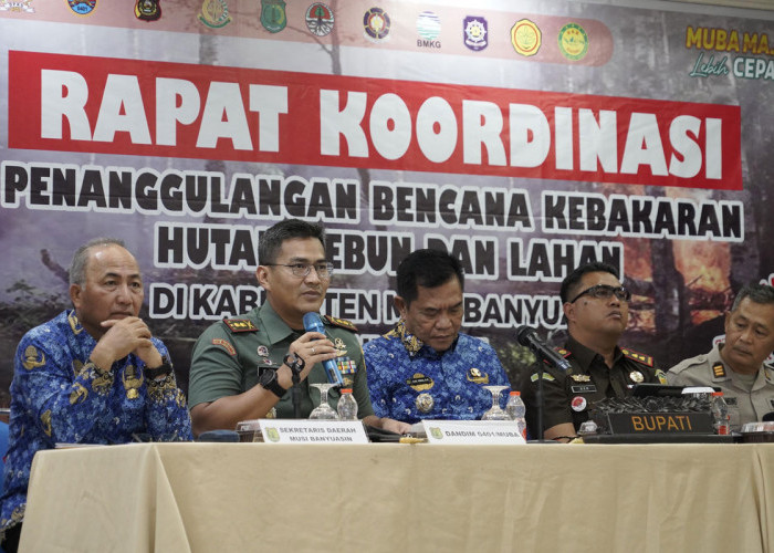 Pimpin Rakor Karhutbunlah, Bupati Muba Ingatkan Perusahaan 