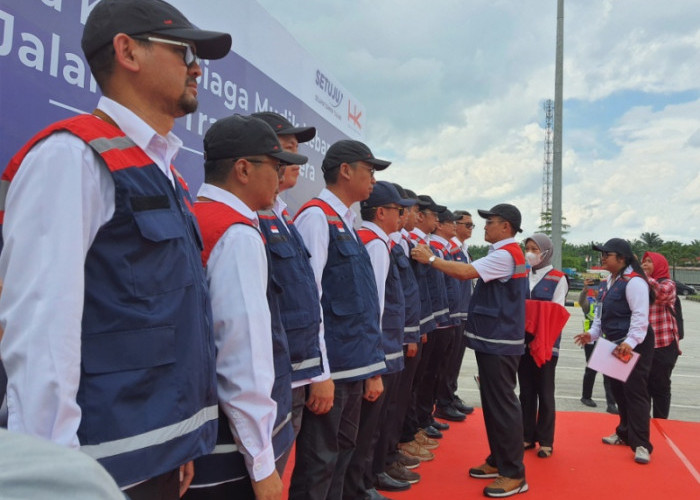 Gelar Apel Siaga, HK Pastikan Pelayanan Prima  Arus Mudik Tol Trans Sumatera