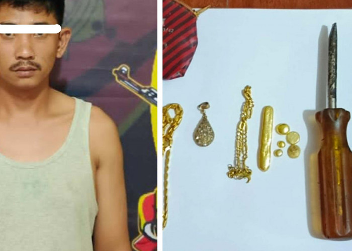 Polsek Tanjung Batu  Tangkap Pelaku Pencurian Emas dan Uang 