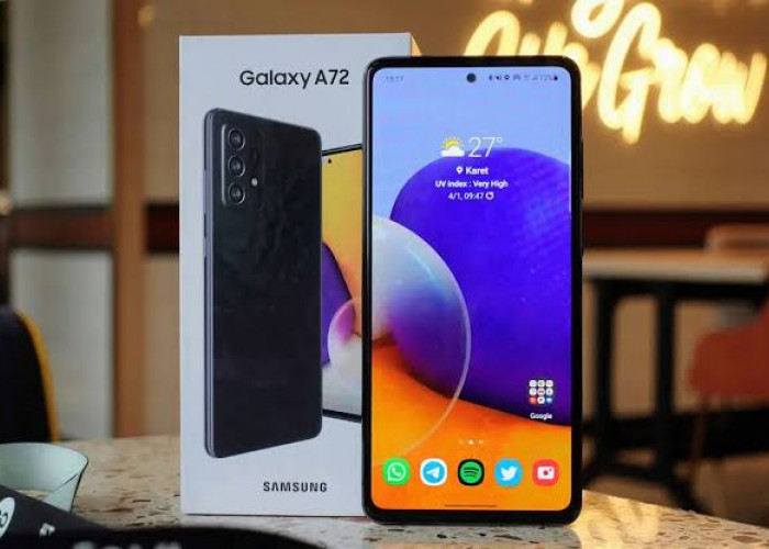 Samsung Galaxy A72 : Disupport Layar AMOLED dengan Refresh Rate 90Hz