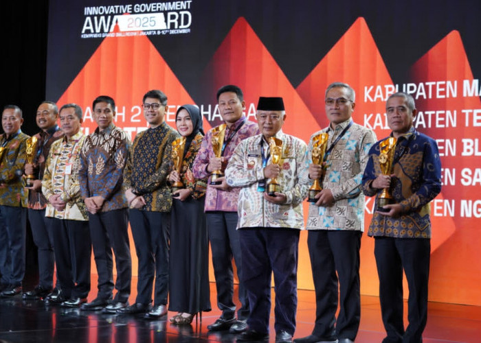 Pemkab Ogan Ilir Raih Penghargaan IGA Tahun 2025 Kategori Terinovatif