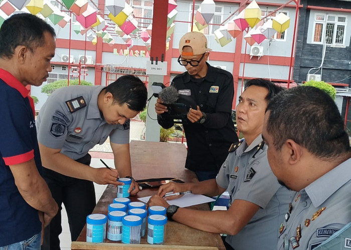 Temukan Handphone dan Masuk Pelanggaran Berat, Napi di Lapas Kayuagung Terancam dapat Sanksi Berat