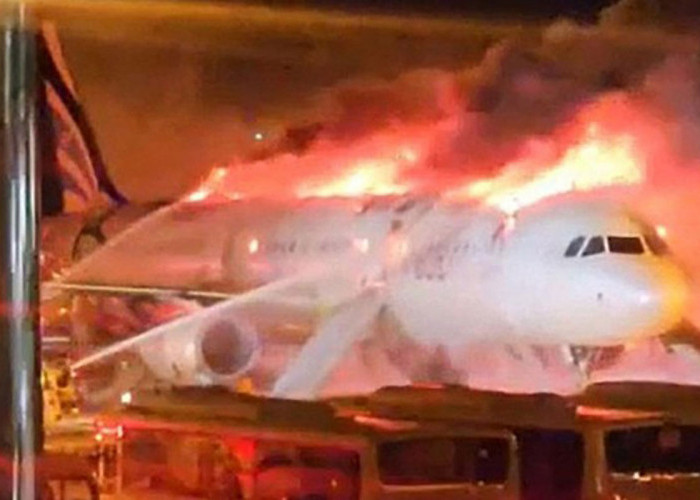 Air Busan Terbakar di Bandara Internsional Gimhae, 176 Penumpang Selamat