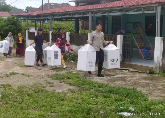 H-1 Distribusi Logistik Pilkada Ogan Ilir Berjalan Lancar