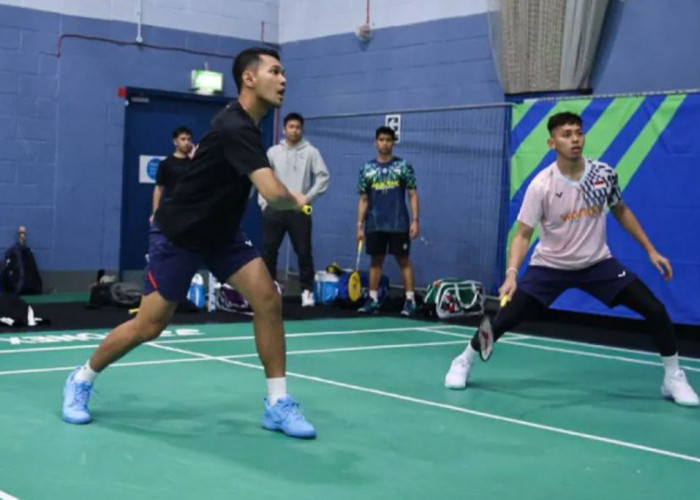 Jelang All England 2025, Tim Bulutangkis Indonesia Jajal Lapangan