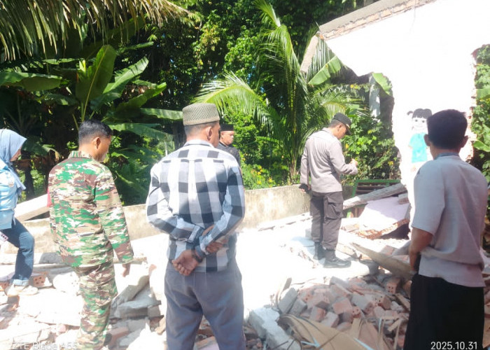 Kecelakaan  Kerja di  Eks Bangunan Paud Desa Talang Sari Ogan Ilir,  Buruh Bangunan  Tewas