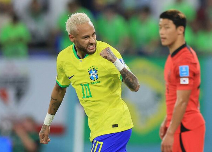 Babak Pertama: Brasil Unggul 4-0 Atas Korea Selatan, Laga Belum 30 Menit Gawang Taeguk Warriors Bobol 3 Kali