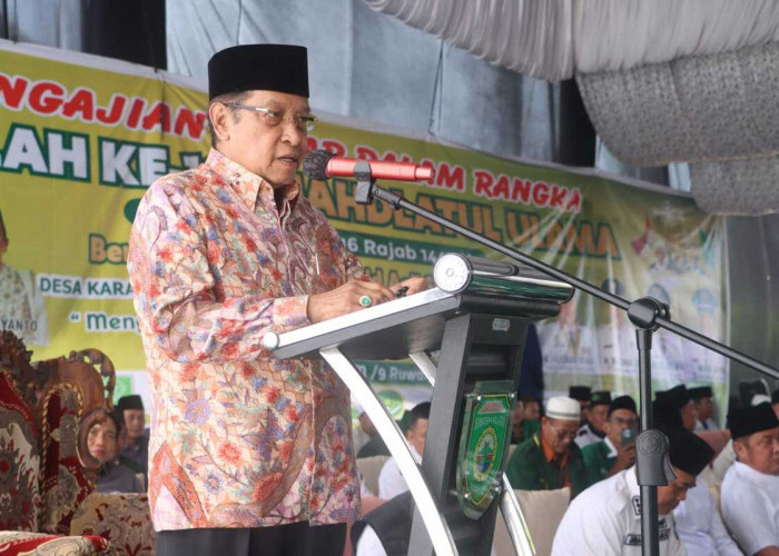 Mantan Ketum PBNU Hadiri Harlah NU di Muba