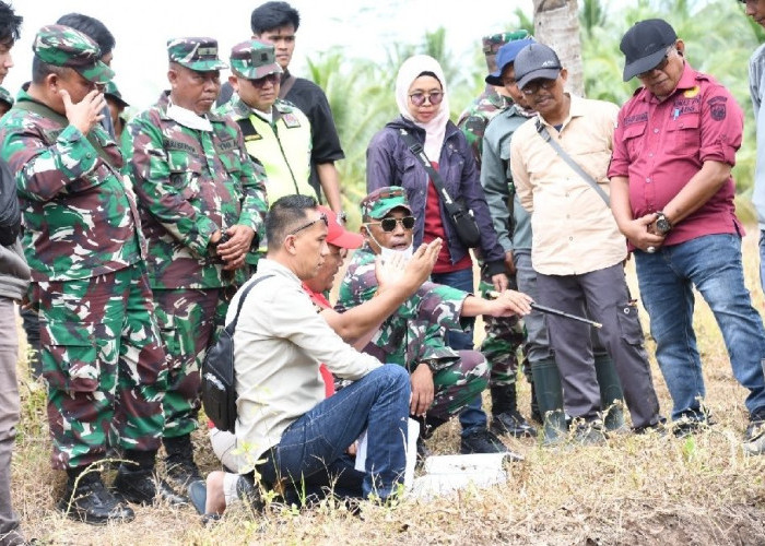Danrem 044/Gapo Tinjau Lokasi Opla Muara Sugihan Seluas 2.758 Ha 