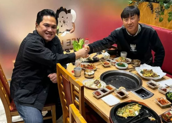 Usai Makan Bersama Menu Korea, Ketum PSSI Umumkan Perpanjangan Kontrak Shin Tae-yong