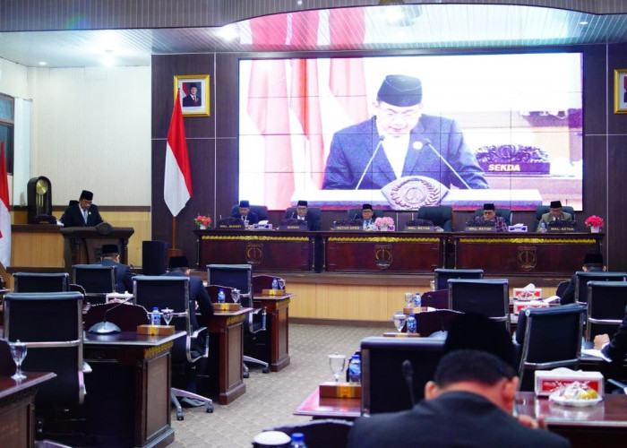 Pansus DPRD Sampaikan Laporan Pembahasan LKPJ Bupati Muba 2025