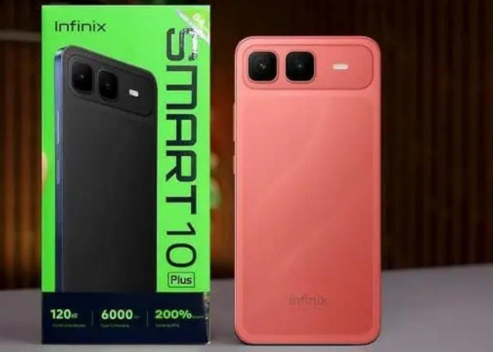 Infinix Smart 10 Plus Rilis : Tawarkan Refresh Rate 120Hz dengan Penyimpanan 256 GB