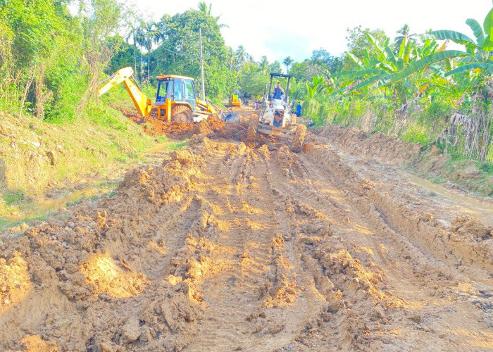 Perbaiki Jalan di Kecamatan Jirak Jaya, Dinas PUPR Muba Kucurkan Rp18 Miliar