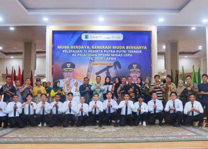 15 Pemuda Terbaik Muba Ikuti Pelatihan Industri Migas di Cepu