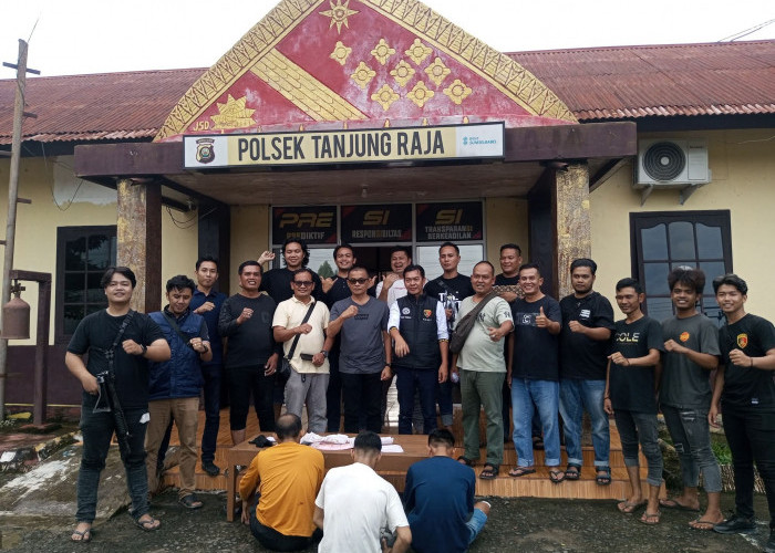 Tiga Tersangka Bobol 23 Suku Emas Diringkus Polsek  Tanjung Raja