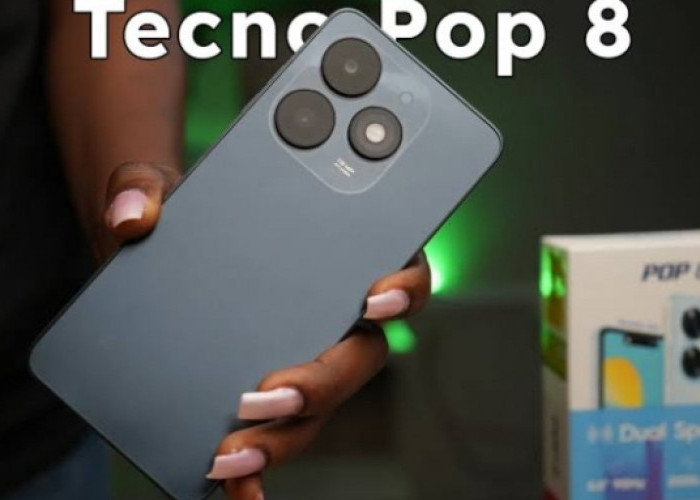 Tecno Pop 8 Smartphone Entry Level, Dibekali Layar Dinamis dan Punya Fitur Mirip iPhone   