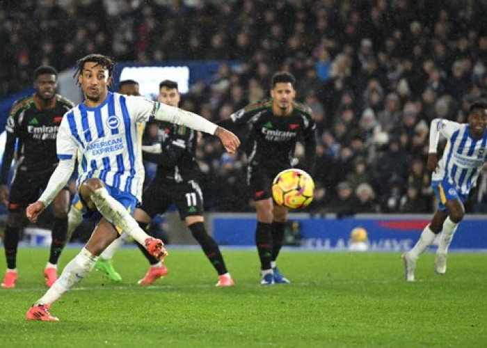 Liga Inggris 2024-2025: Brighton Tahan Imbang Arsenal 1-1