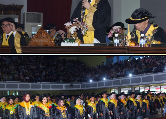 Wisuda Ke-183 Unsri Luluskan 1190 Sarjana Baru, Wamendikdasmen Berikan Orasi Ilmiah