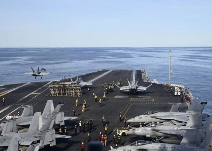 Kapal Induk USS Gerald R Ford Terbakar di Laut Merah, NAVCENT Tegaskan Bukan Karena Serangan