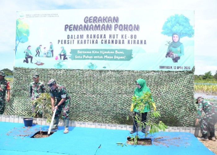 Hijaukan Negeri, Korem 044/Gapo Gelar Gerakan Penanaman Pohon
