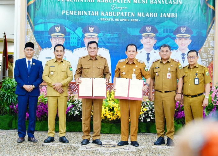 Pemkab Muba-Muaro Jambi Tandatangani Kesepakatan Penyelenggaraan Urusan Pemda