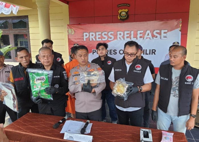 Sabu 2 Kg Dari Jaringan Internasional, Di Gagalkan Satresnarkoba Polres Ogan Ilir 