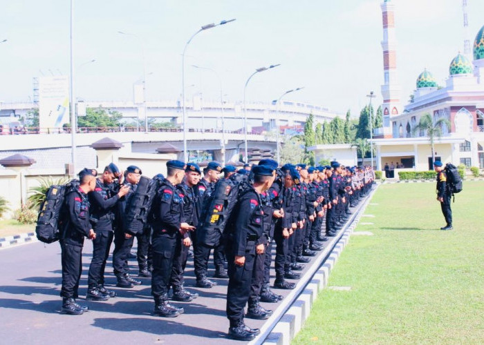 170 Personel BKO Operasi Karhutla, Kapolda Sumsel : Segera Padamkan Api Sebelum Membesar.