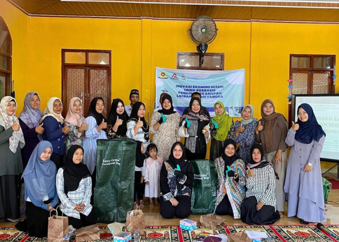 FE Unsri Dorong Ekonomi Hijau Lewat UMKM Berbasis Limbah Rumah Tangga