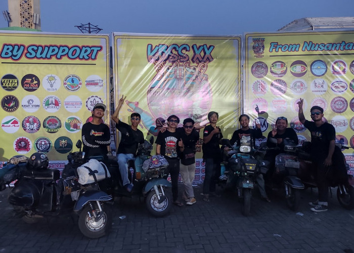 Perjalanan Touring Pemilik Skuter Sumsel Menghadiri KBSS di Medan