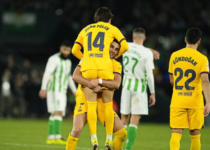 Liga Spanyol 2023/2024: Laga Sengit Barcelona vs Real Betis Berakhir 4-2