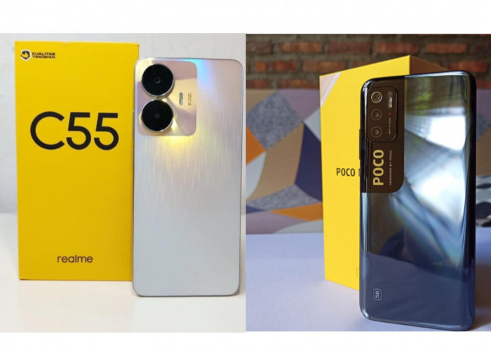 Pilih Realme C55 atau POCO M3 Pro 5G? Cek Perbandingan Spesifikasinya