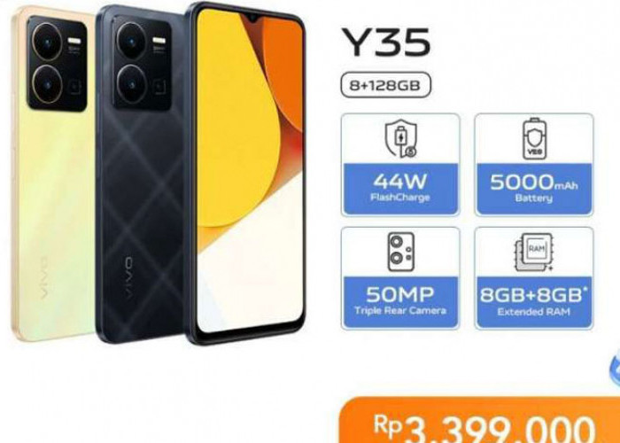 Vivo Y35 Turun Harga, Cek Varian Lainnya