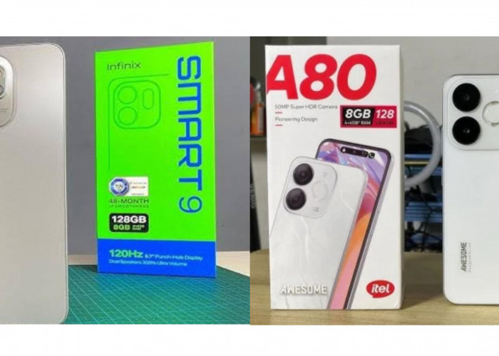Mending Mana, Infinix Smart 9 HD atau Itel A80? Cek Perbandingan Spesifikasinya