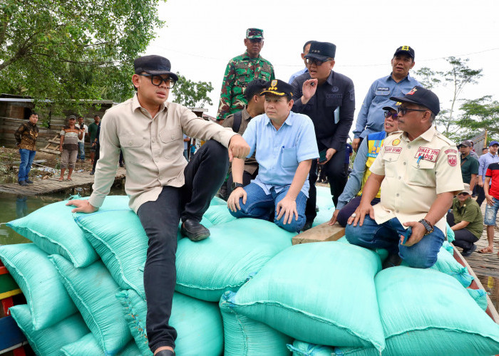 Pastikan Swasembada Pangan, Wamendagri Tinjau Irigasi di Banyuasin