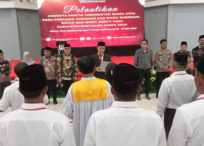 Hadiri Pelantikan PPS, ini Pesan Pj Bupati Banyuasin