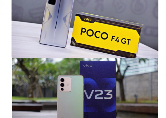 POCO F4 GT dengan Vivo V23 5G Mana yang Terbaik? Cek Perbandingan Spesifikasinya 