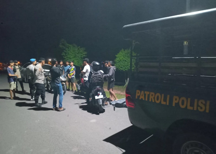 Polsek Indralaya Gelar Patroli, Antisipasi Tindak  Pidana 3C dan Gangguan Kamtibmas