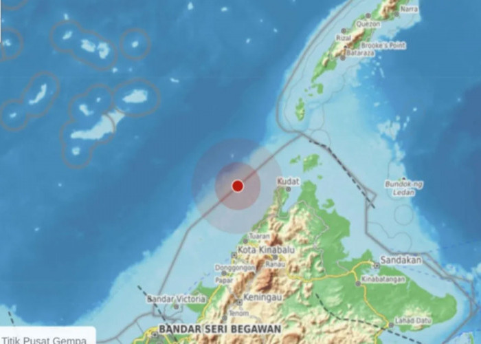 Gempa Landa Sabah Berkekuatan 7,1 Magnitudo tak Berpotensi Tsunami di Kaltara