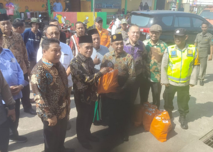 Polsek Tanjung Batu Lakukan Pengamanan  Pemberian Bantuan Korban Kebakaran