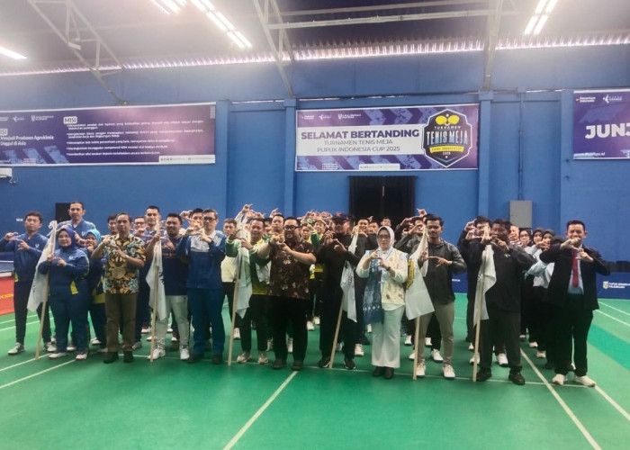 Dibuka Direktur Keuangan Pusri, Turnamen Tenis Meja Pupuk Indonesia Cup 2025 Dimulai